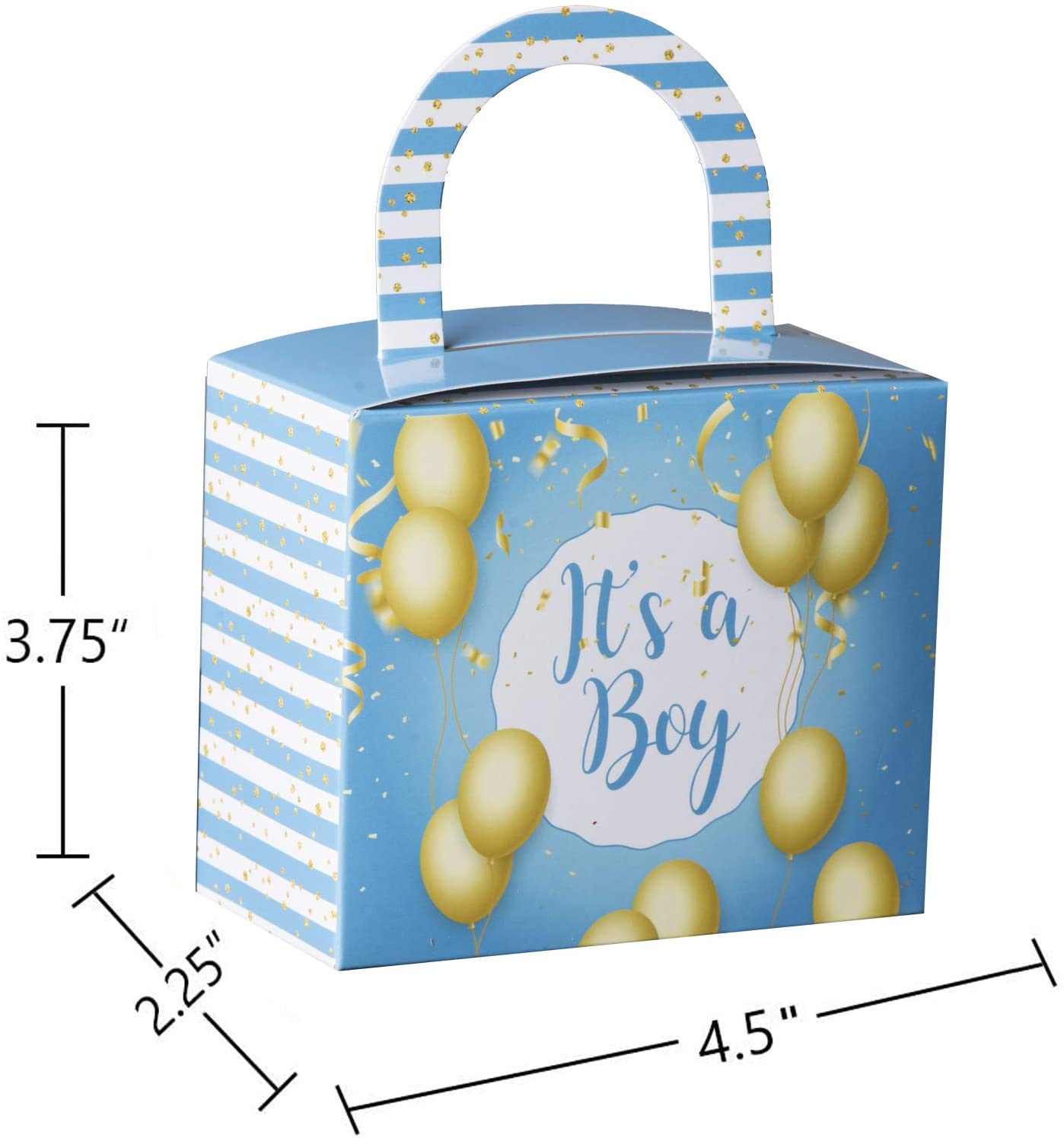 Its A Boy Candy Boxes 18 Pack 4.5" X 3.75" X 2.25"