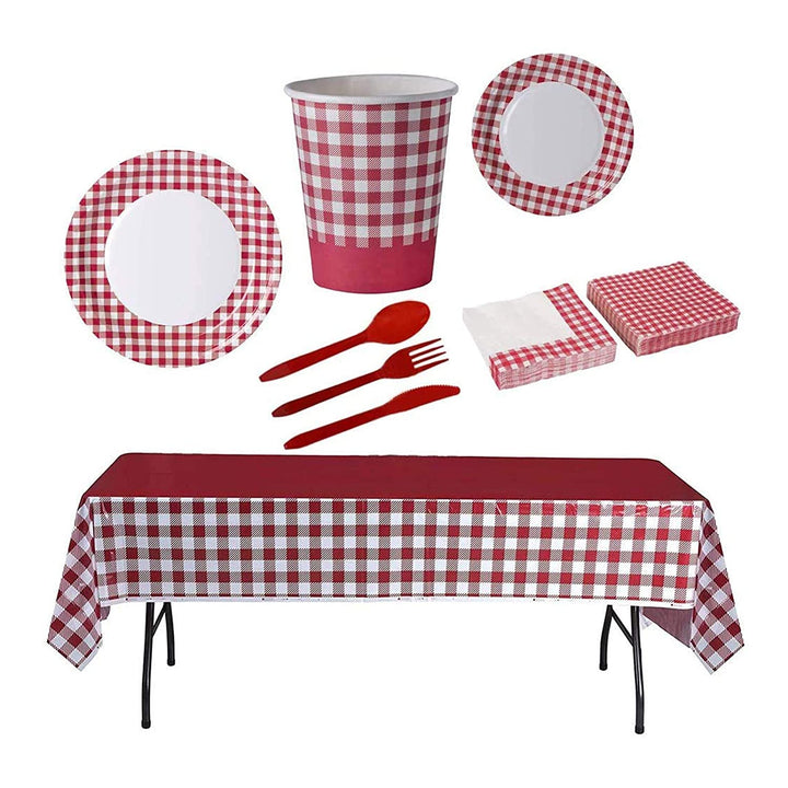 Picnic Themed Party Supplies Bundle Serves 16