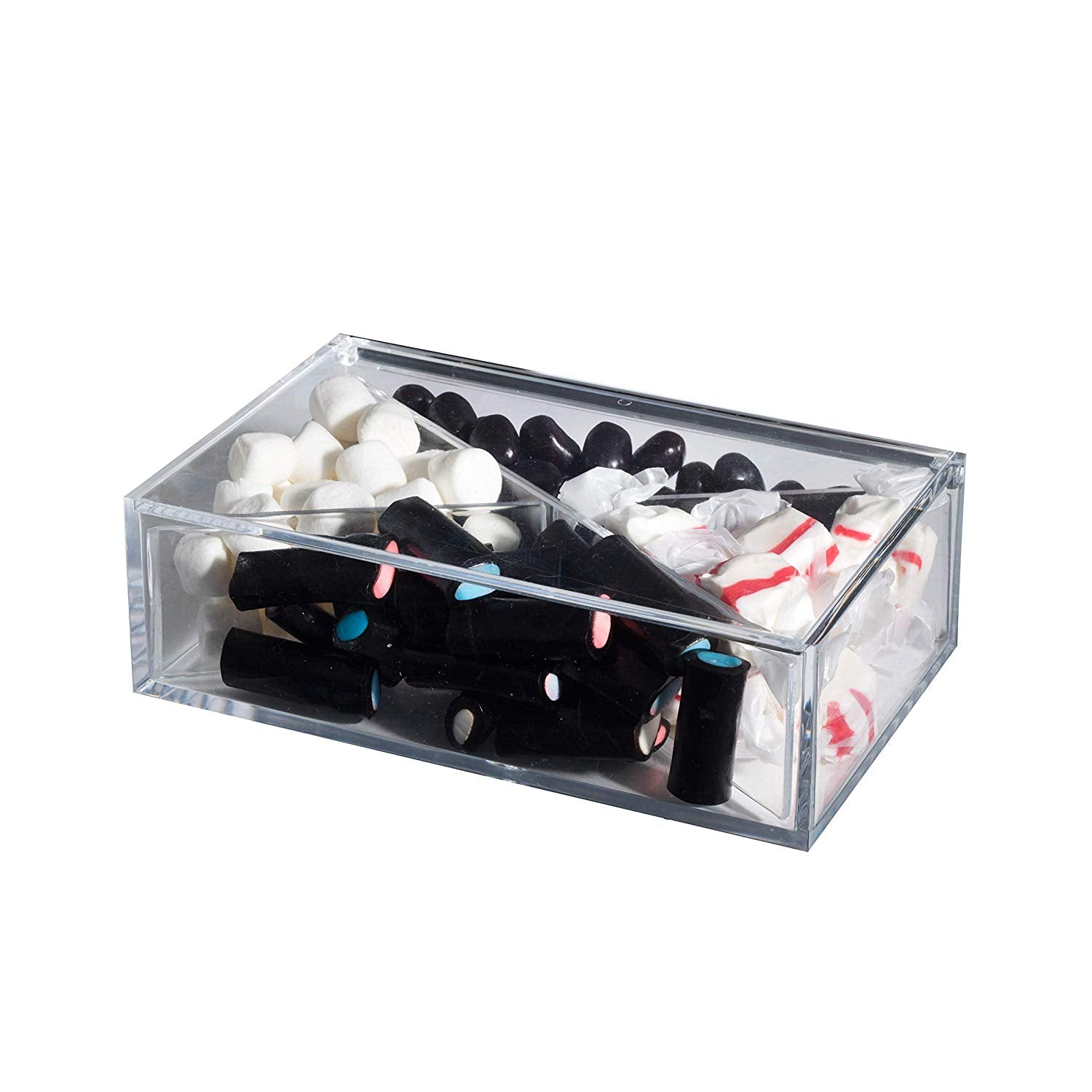 Clear Acrylic Boxes 6.3''X3.94''X1.97'' 2 Pack