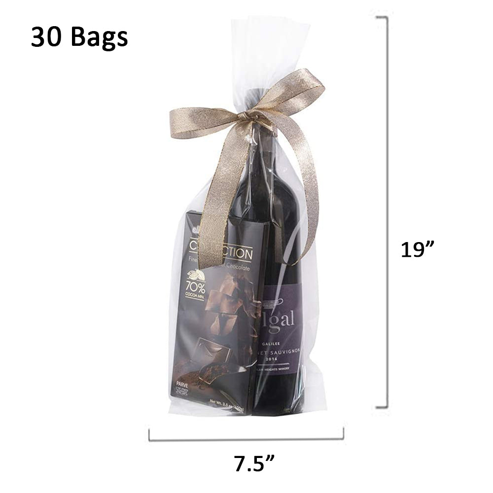 Cellophane Bags 7.5"X 19" 30 Bags