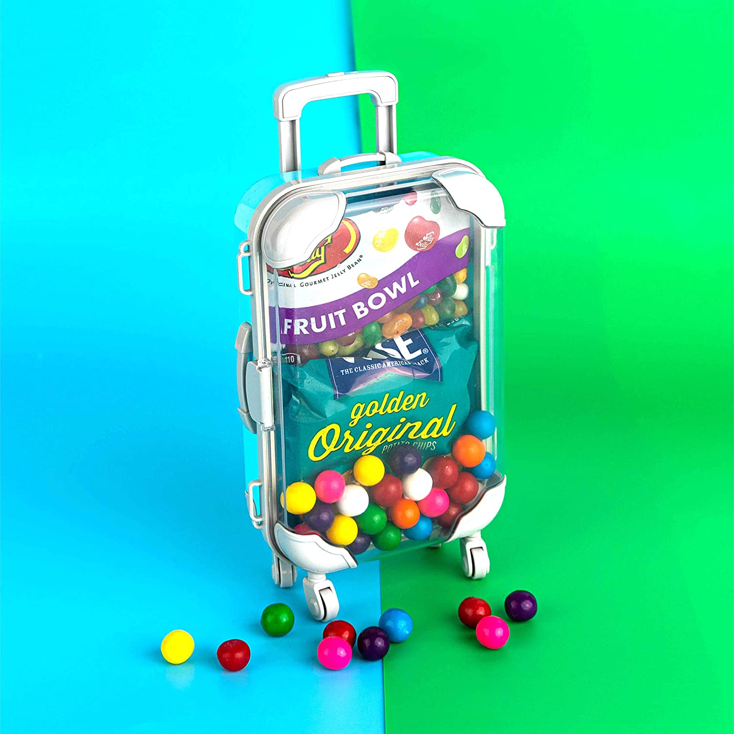 Buy Hammont Mini Suitcase Candy Box – Miniature Plastic Rolling