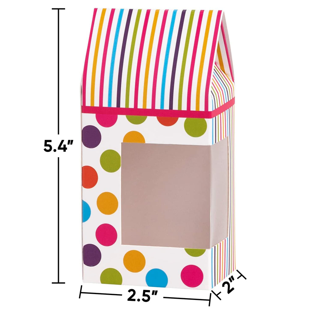 Gift Boxes Tall Colorful 8 Pack 5.4X2.5X2
