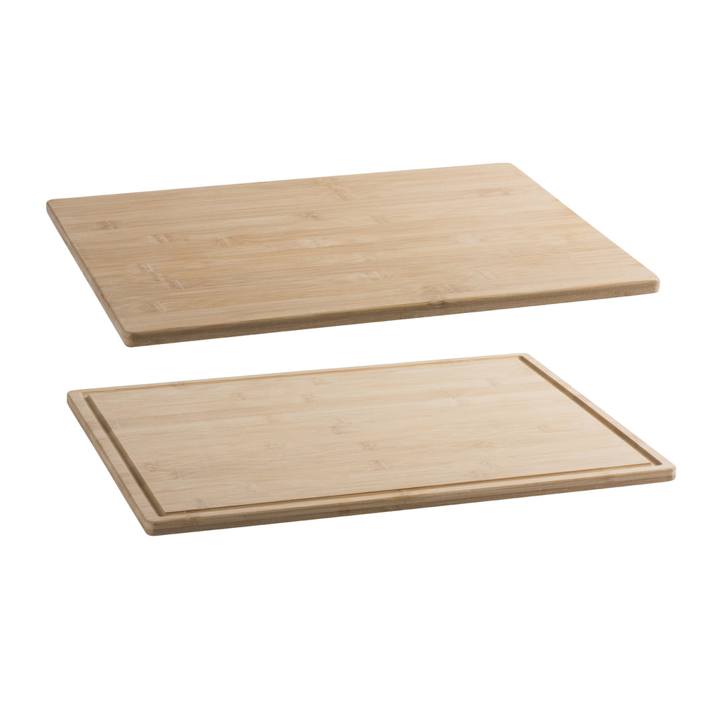 Bamboo Cutting Board Pack of 2 17"X 13"X 0.5"