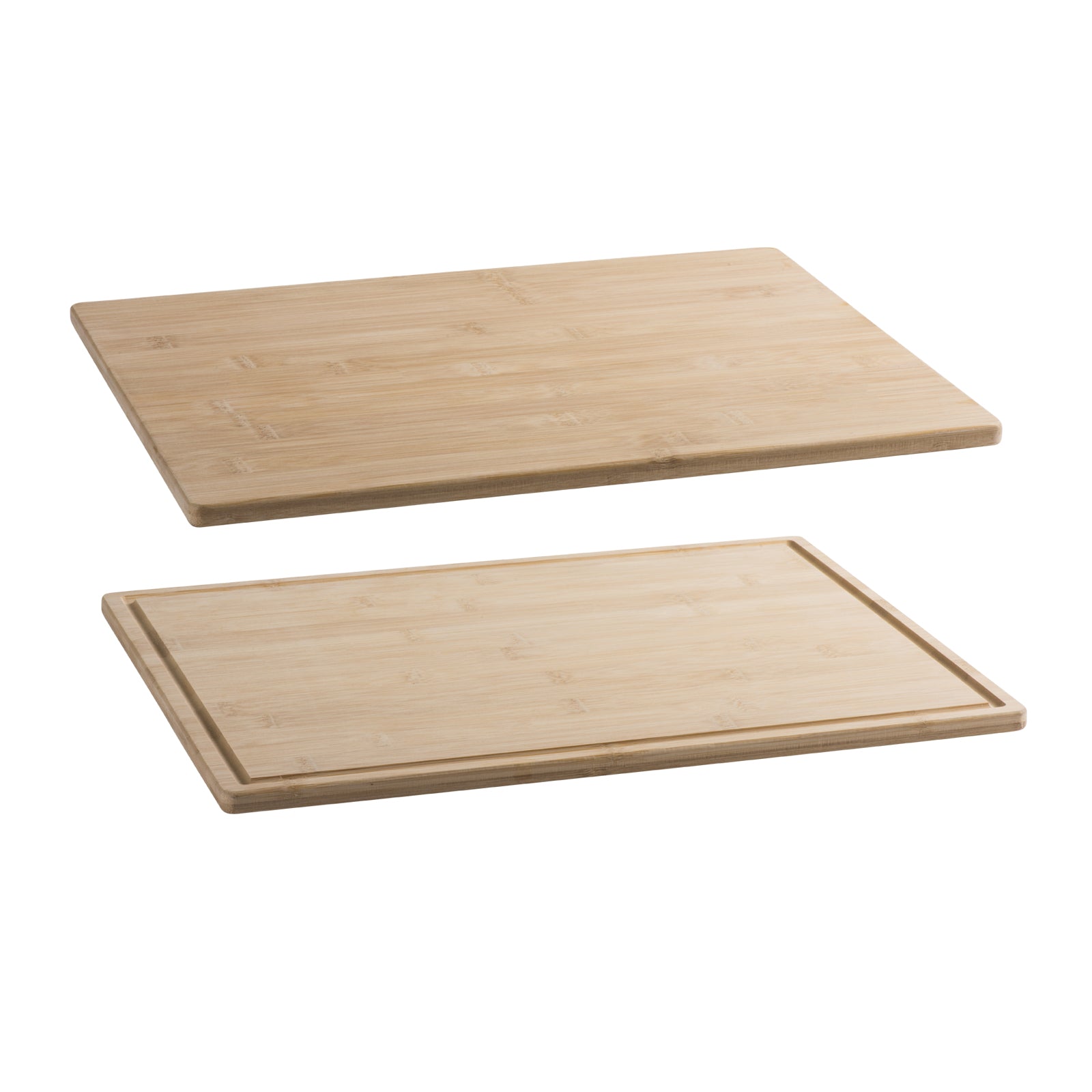 Bamboo Cutting Board Tray 12x12x0.5 3 Pack Eco Friendly Wooden Serving Trays