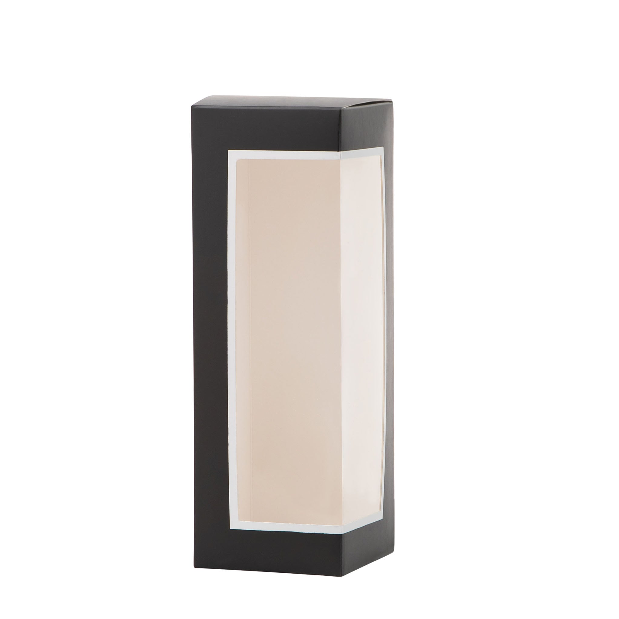 Black Decorative Pastry Boxes with Window 3.15 x 3.15 x 9.25 inch Treat Boxes