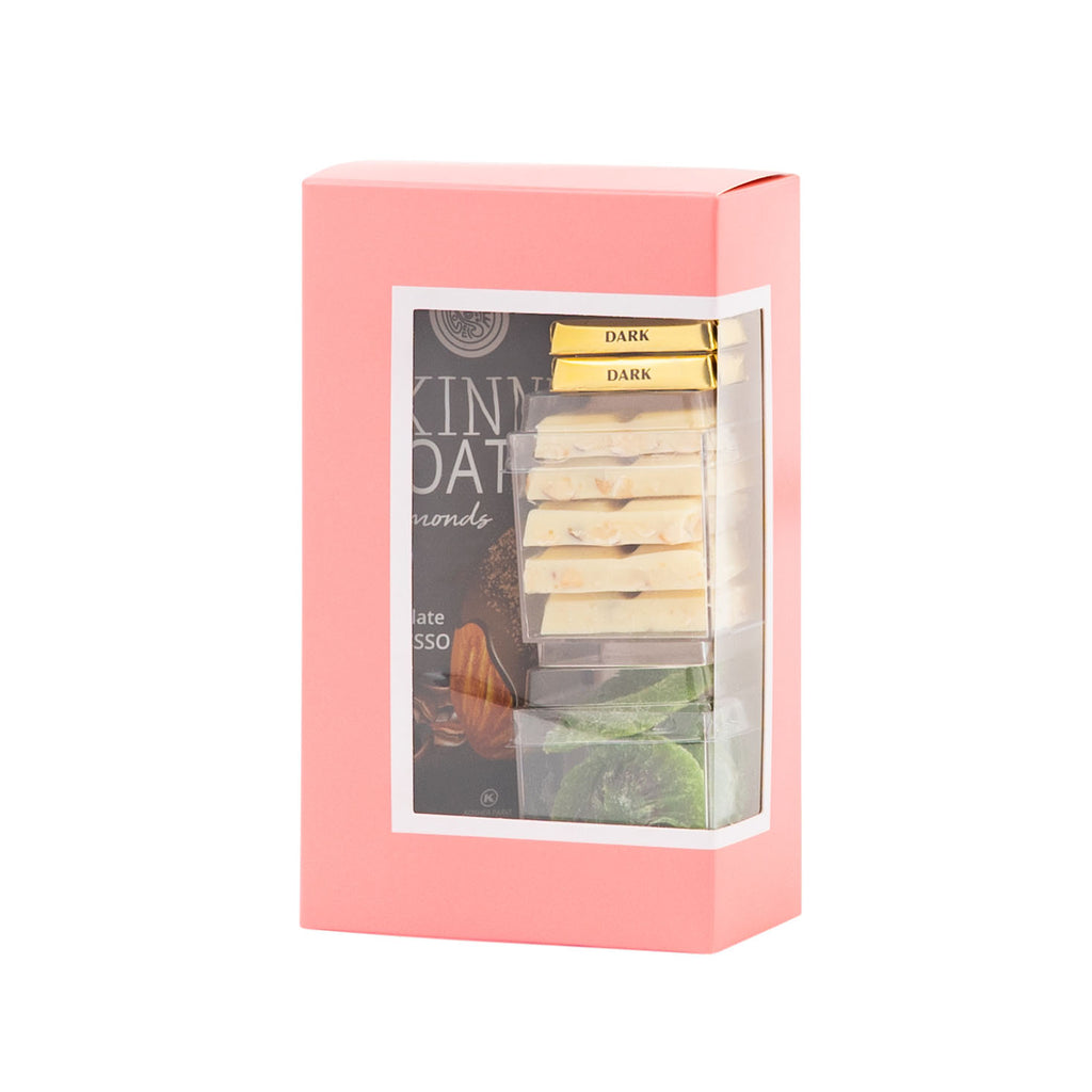 Pink Decorative Pastry Boxes with Window 3.5 x 2 x 6 inch Treat Boxes 6 pack