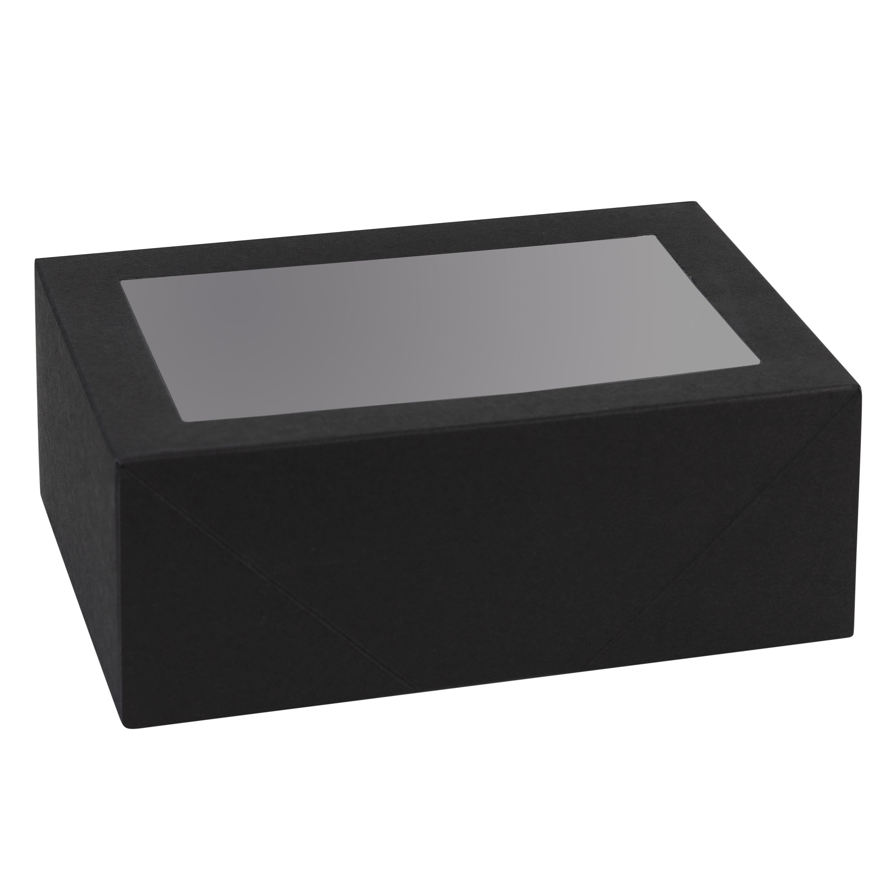 Rectangular Shaped Bakery Boxes Black 7.5X5X3