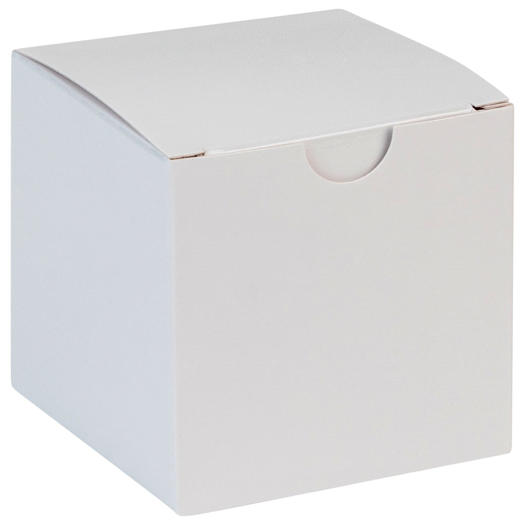 Cube White Gift Tuck Top Boxes 18 Pack 3x3x3