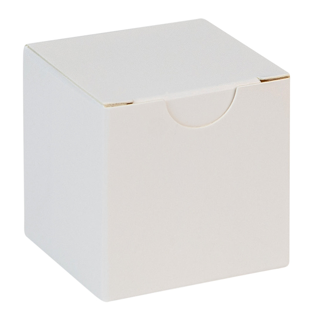 White Gift Tuck Top Boxes 2X2X2 24 Pack 2X2X2