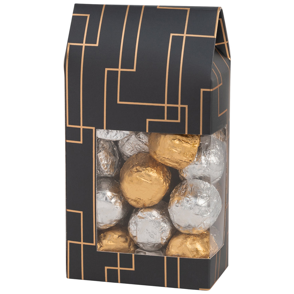Gray 6.75X3.5X2 Gift Boxes 8 Pack Tall Paper Boxes With Window