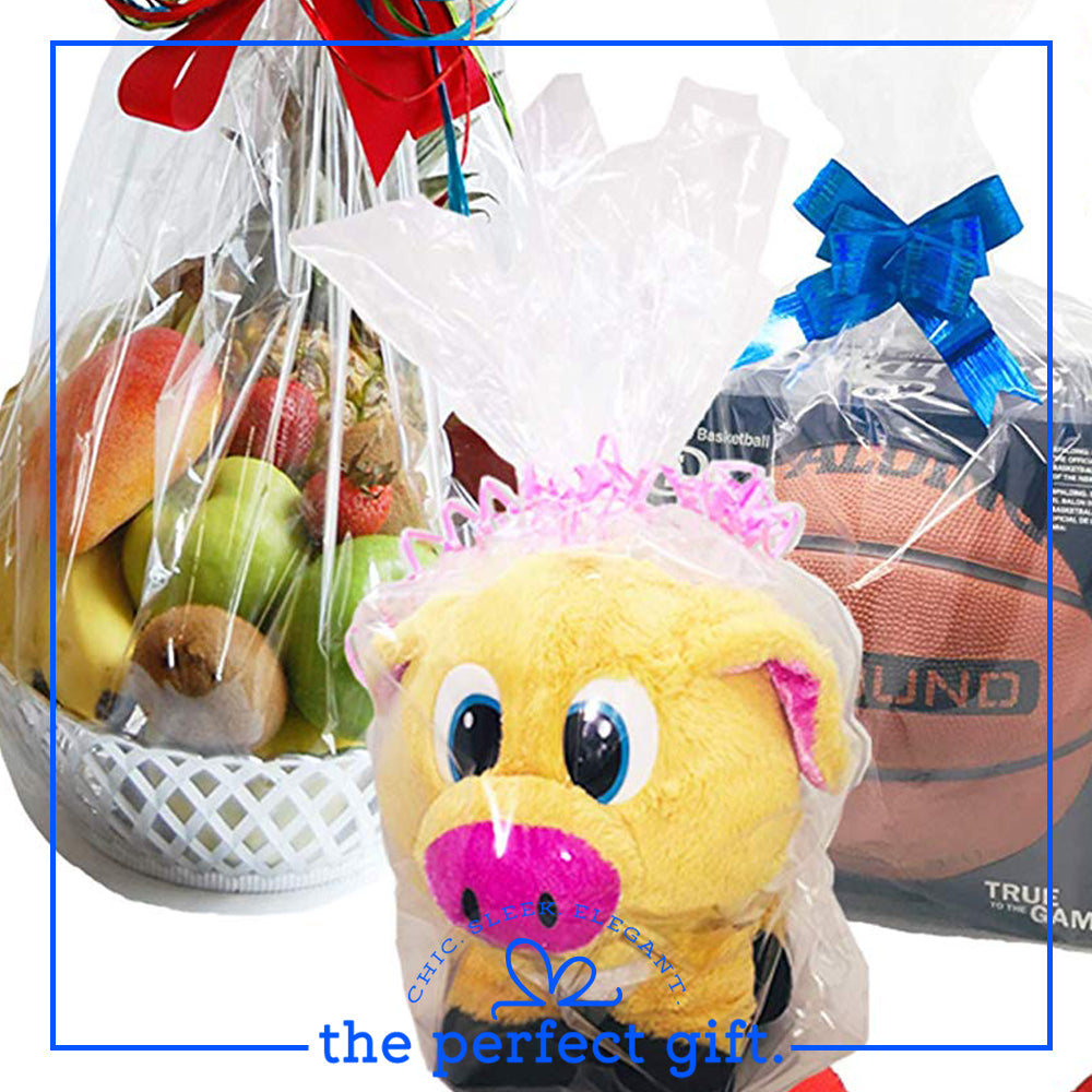 Clear Cellophane Wrap 24" 100 Ft