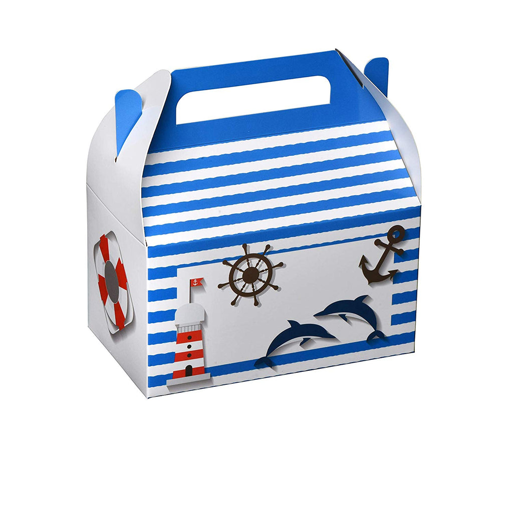 Sailor Paper Treat Boxes 10 Pack 6.25" X 3.75" X 3.5"