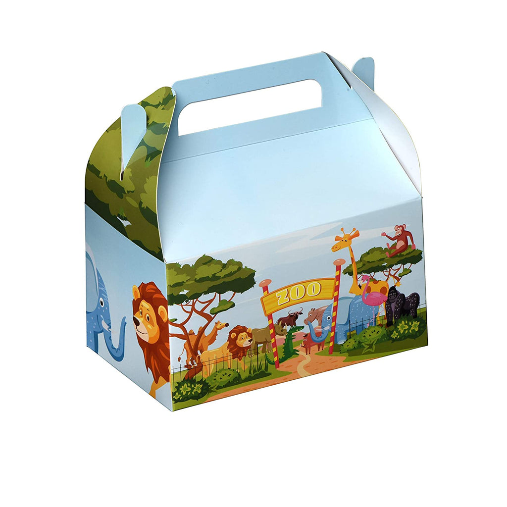 Zoo Paper Treat Boxes 10 Pack 6.25" X 3.75" X 3.5"